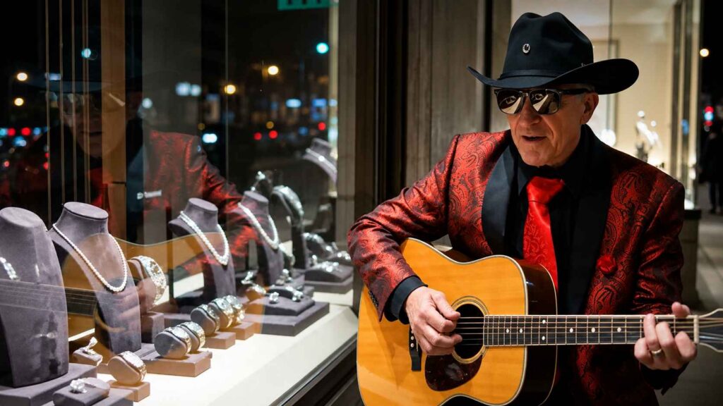 Elvis Nash performing country music